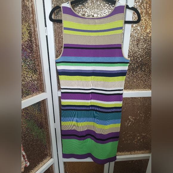 Rolo Ale Sheath Dress Striped Colorful Medium - Picture 9 of 11